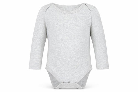 Marks and Spencer Baby Grey  Cotton Leotard One-Piece Size 3-6 Months  Snap