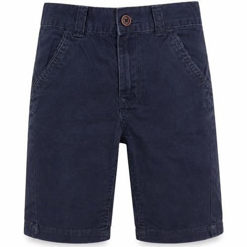 George Boys Blue  Cotton Bermuda Shorts Size 5-6 Years  Regular Buckle