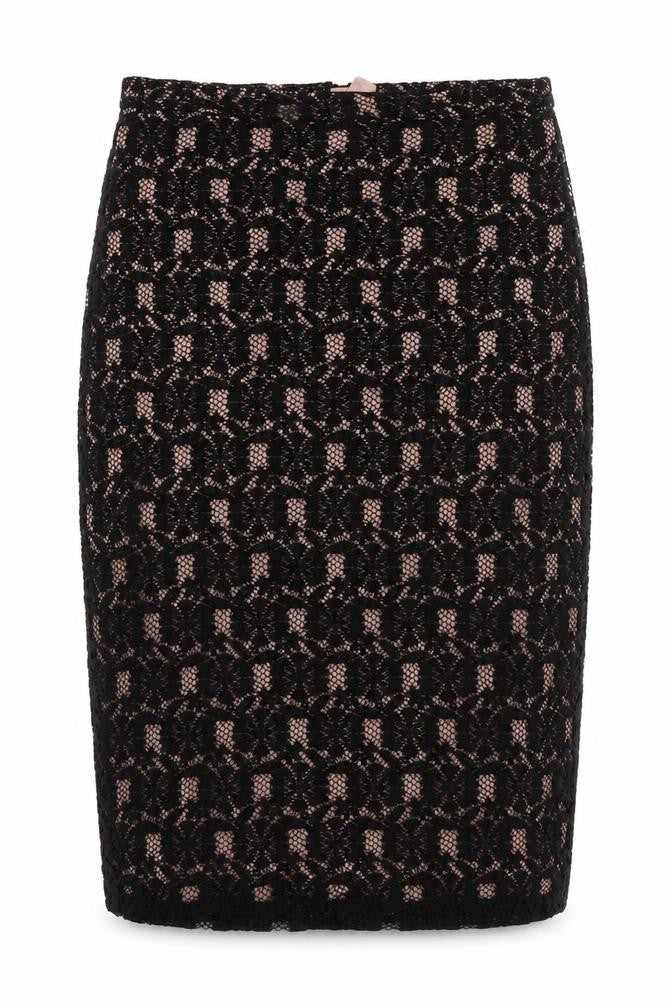 Dorothy Perkins Womens Pink Geometric Polyester A-Line Skirt Size 10   Zip
