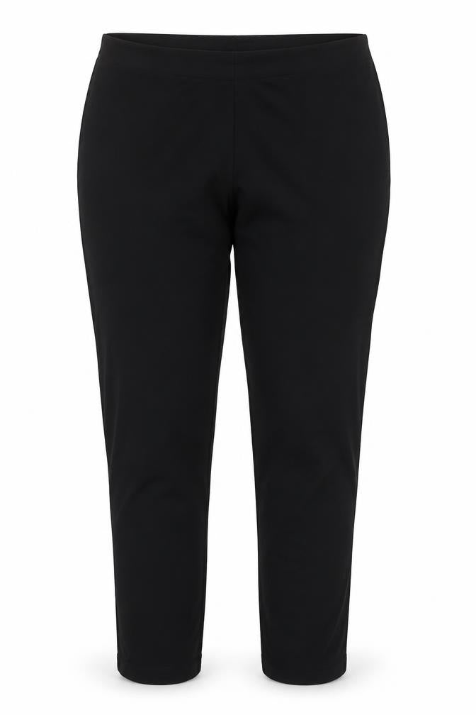 Marks and Spencer Womens Black  Polyester Trousers  Size 14 L30 in Regular