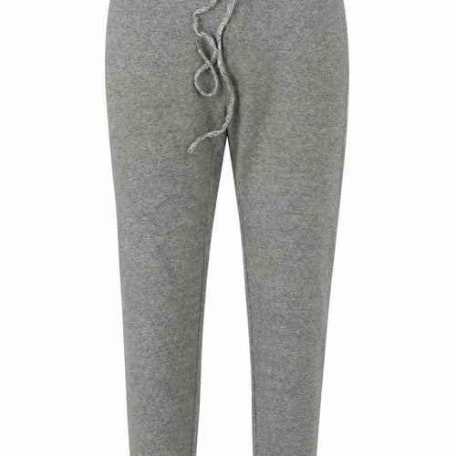 LEFTIES Womens Grey  Cotton Cropped Trousers Size L L25 in Regular Tie