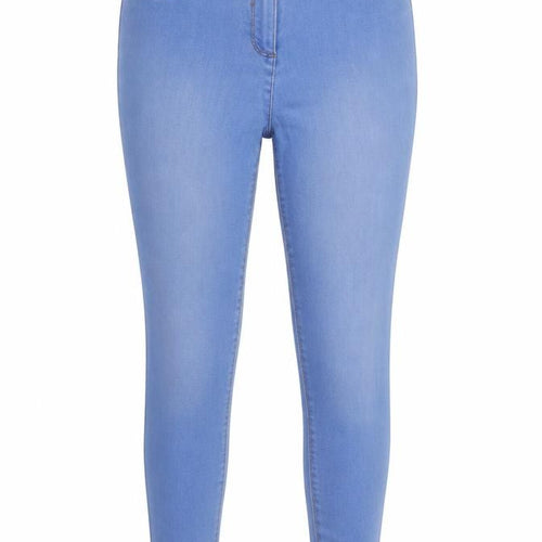 Matalana Womens Blue  Cotton Jegging Jeans Size 12 L28 in Regular Button