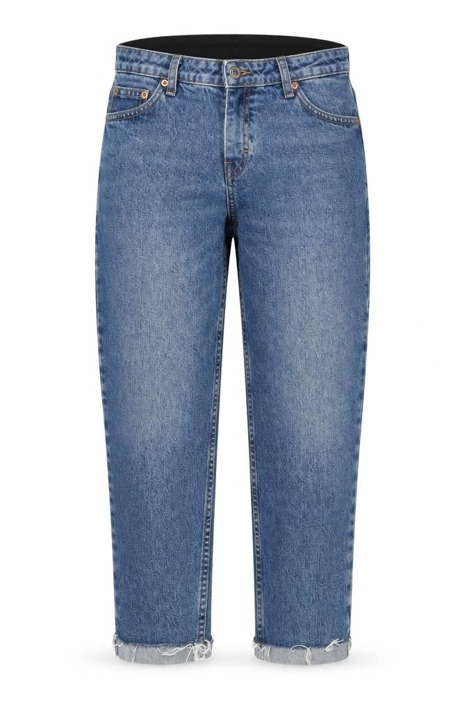 Topshop Womens Blue  Polyester Straight Jeans Size 28 in L25 in Regular
