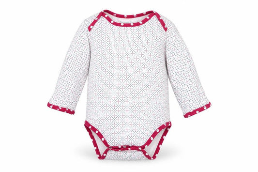 mamas & papas Baby White Geometric 100% Cotton Babygrow One-Piece Size 0-3 Months  Snap - christmas