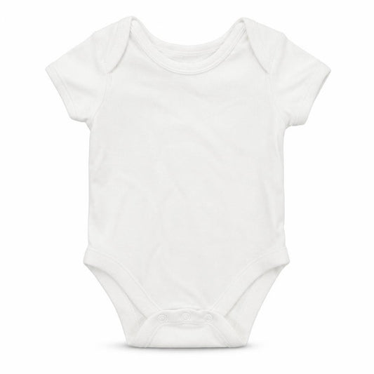 Marks and Spencer Baby White  Cotton Leotard One-Piece Size 3-6 Months  Snap