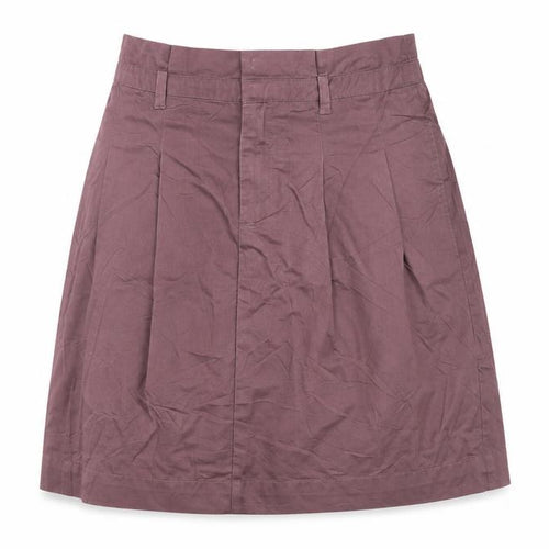 Zara Womens Purple  Cotton A-Line Skirt Size S