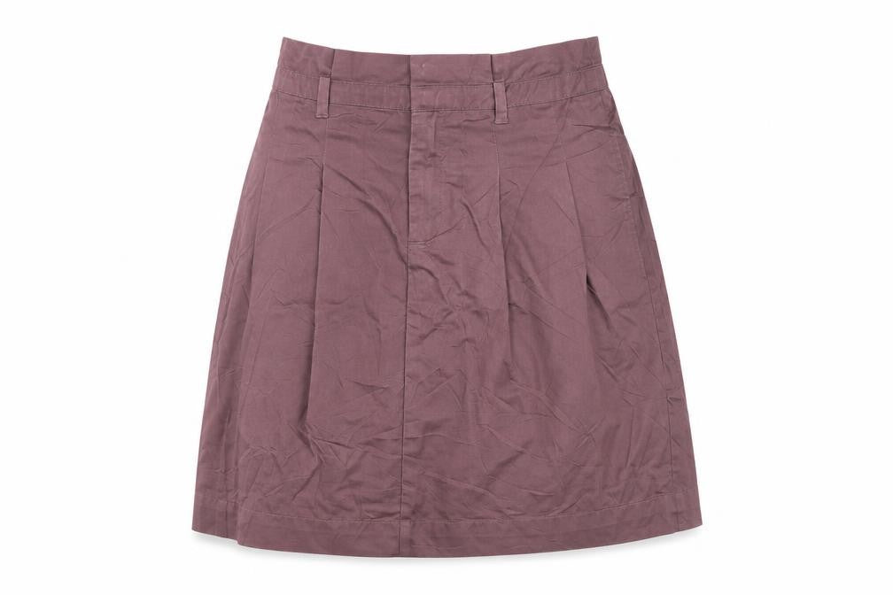 Zara Womens Purple  Cotton A-Line Skirt Size S