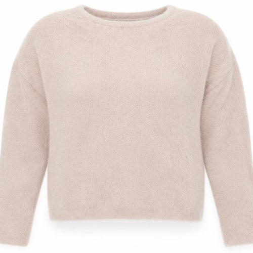 Pull&Bear Womens Pink Round Neck  Nylon Pullover Jumper Size M