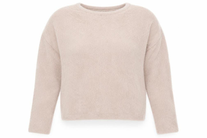 Pull&Bear Womens Pink Round Neck Nylon Pullover Jumper Size M