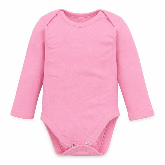 Marks and Spencer Girls Pink  Cotton Babygrow One-Piece Size 3-6 Months