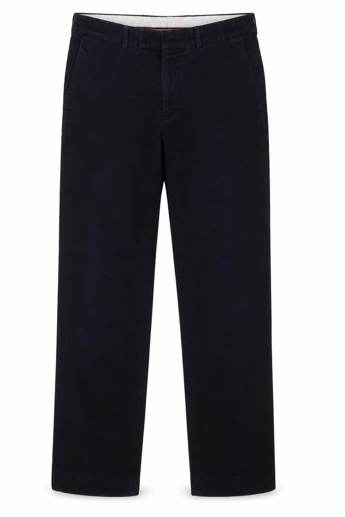 emmertex Mens Blue  Cotton Trousers  Size 34 L30 in Regular Button