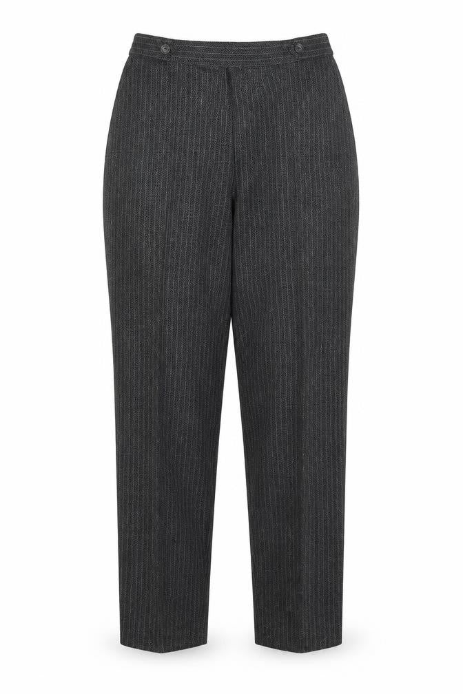 Marks and Spencer Womens Black  Polyester Trousers  Size 14 L27 in Regular