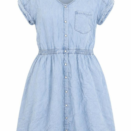 Divided by H&M Womens Blue  Lyocell A-Line  Size 6  Round Neck
