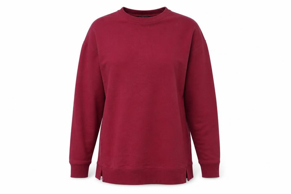 Primark Womens Red  Cotton Pullover Sweatshirt Size 12  Pullover