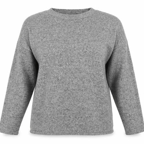 F&F Womens Grey Round Neck  Polyester Pullover Jumper Size 14