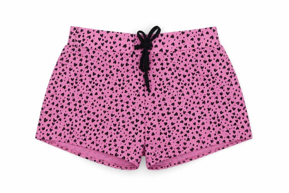 New Look Womens Pink Animal Print Cotton  Robe & Gown Set Size S  Drawstring