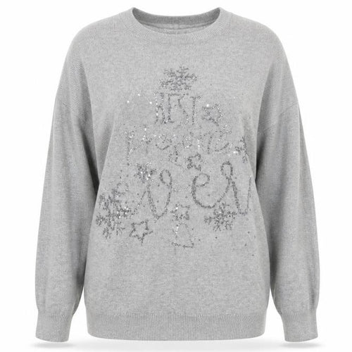 Blooming Marvellous Womens Grey Crew Neck  Cotton Pullover Jumper Size L