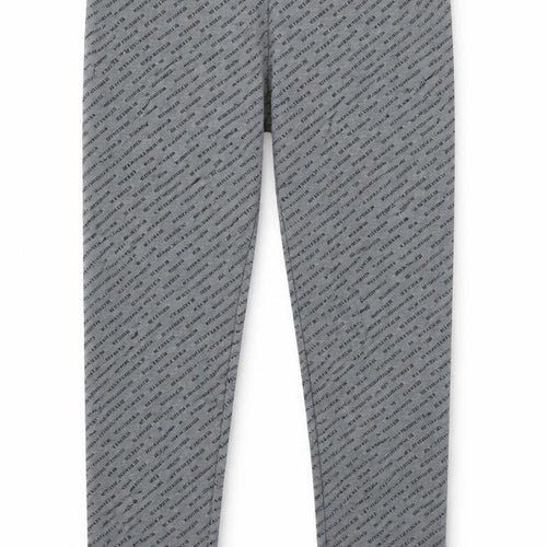 Primark Girls Grey Spotted Polyester Capri Trousers Size 8-9 Years  Regular  - Be Fearless