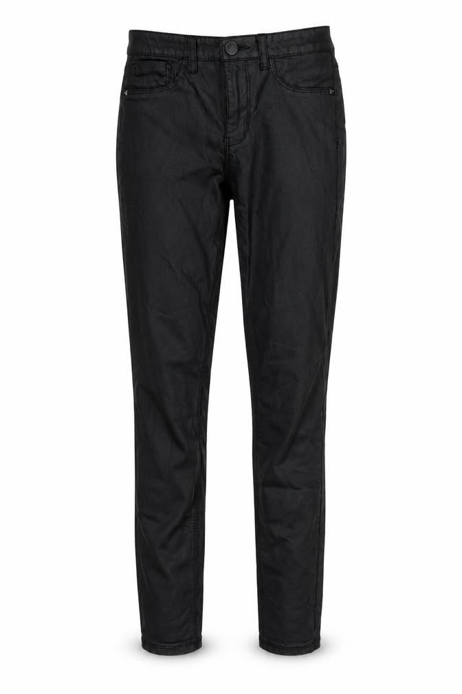 Denim Co Womens Black  Viscose Trousers  Size 8 L28 in Regular Button