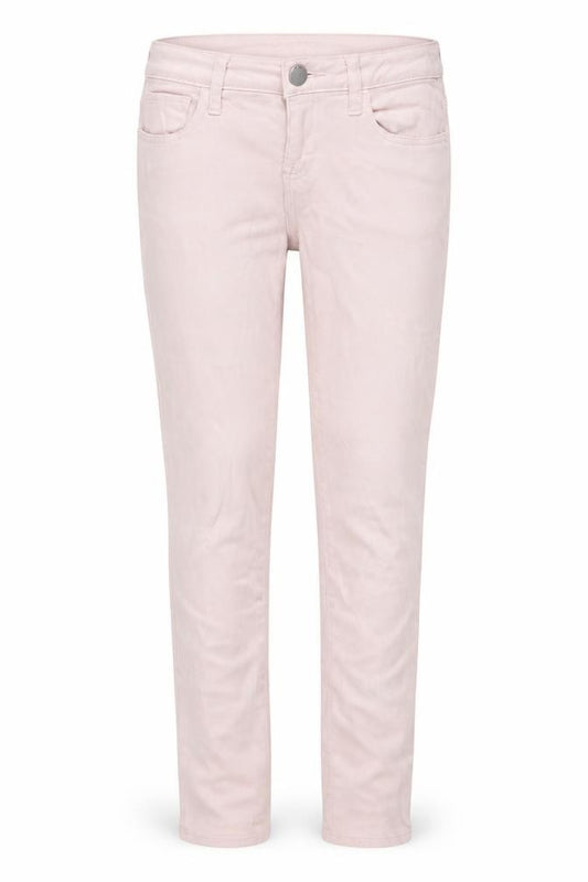 Front view of Gap Kids girls’ pink tie dye cotton skinny jeans, size 13, years regular zip