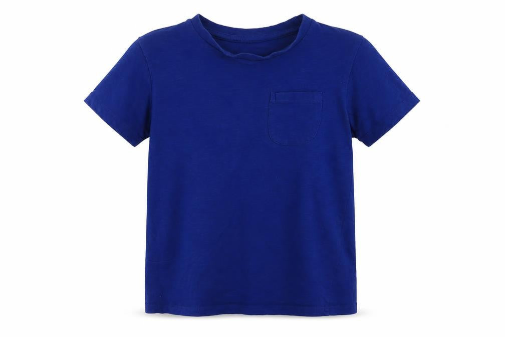 Dunnes Boys Blue  Cotton Basic T-Shirt Size 5 Years Crew Neck