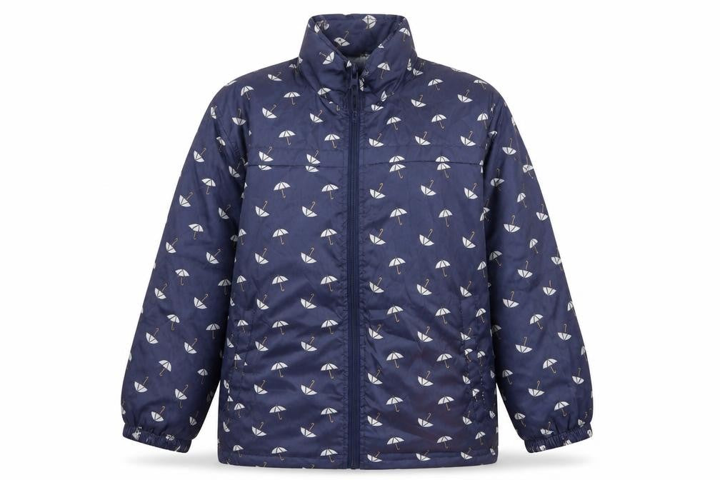 Dunnes Stores Womens Blue   Rain Coat Coat Size M  Zip