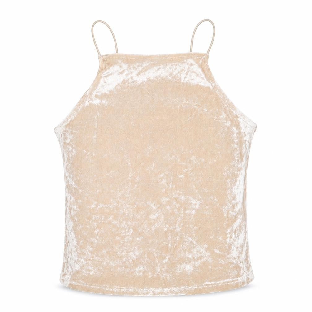 Front view of New Look girls’ pink polyester basic blouse, size 12-13, years square neck