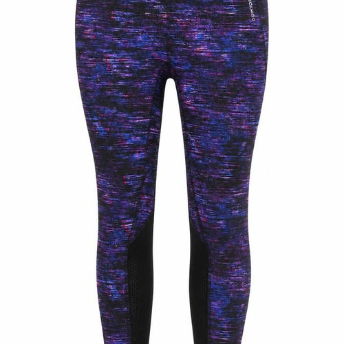 DOMYOS Womens Purple  Polyester Compression Leggings Size 33 in L30 in Regular