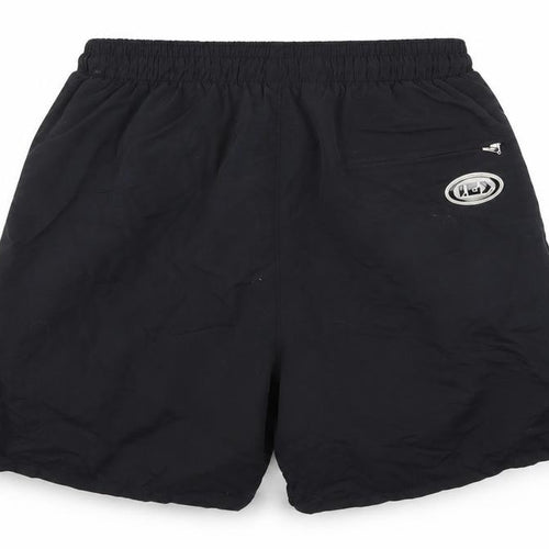 Louis Garneau Womens Black  Nylon Athletic Shorts Size M L7 in Regular Drawstring