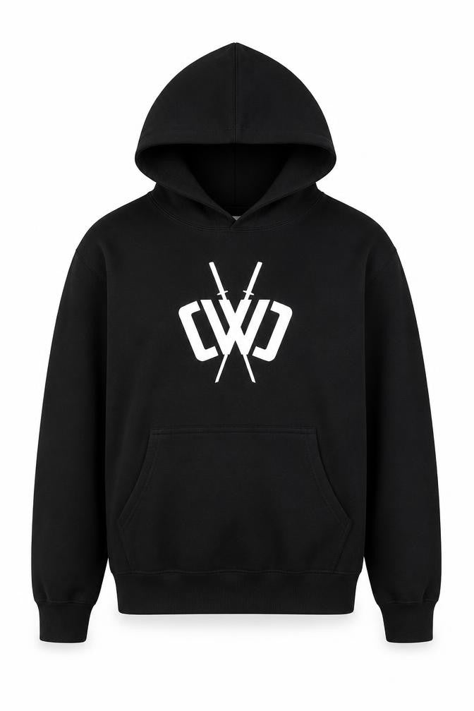 Gift Hub Boys Black  Cotton Pullover Hoodie Size XL
