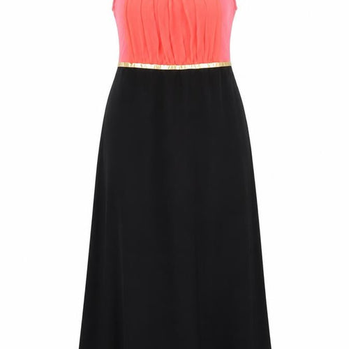 Almost Famous Womens Black  Rayon A-Line  Size 8  Round Neck Zip