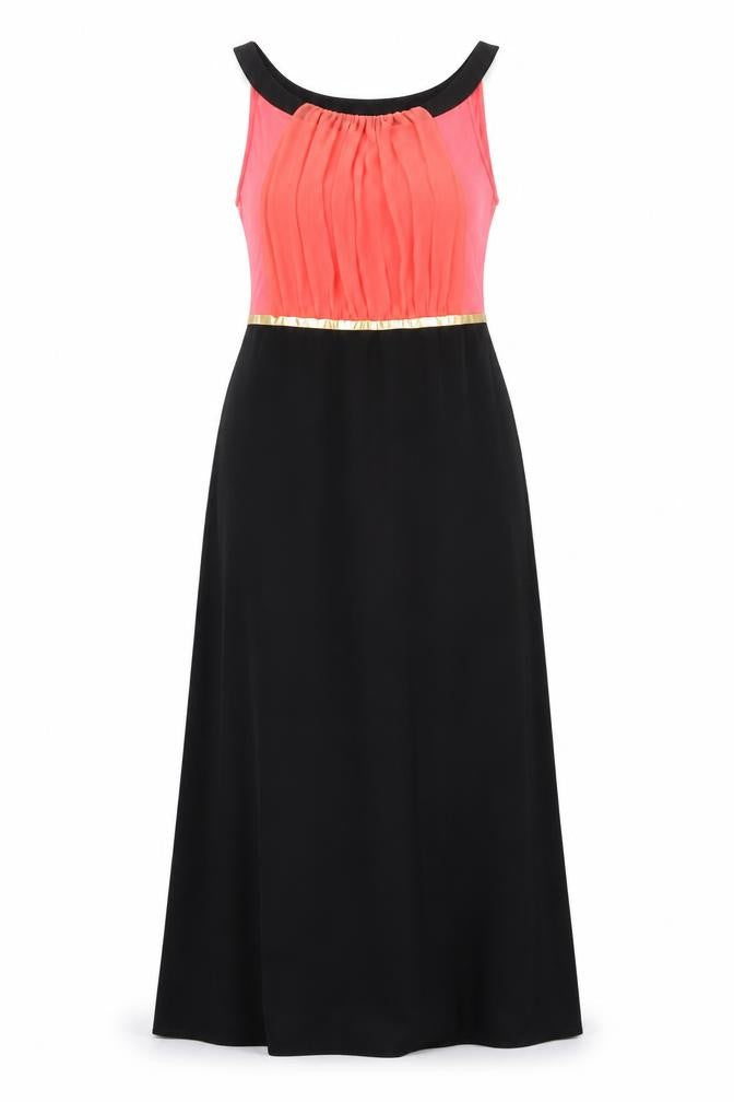 Almost Famous Womens Black  Rayon A-Line  Size 8  Round Neck Zip