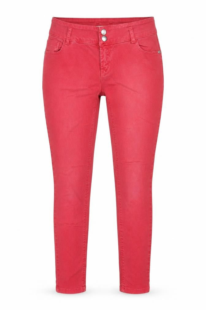 Dorothy Perkins Womens Pink  Cotton Skinny Jeans Size 8 L29 in Regular Tie