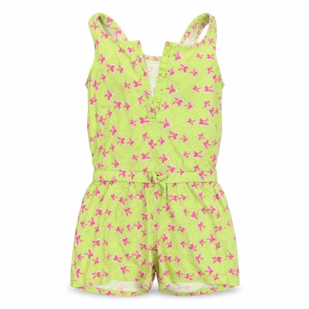St Bernard Girls Multicoloured Geometric Cotton Playsuit One-Piece Size 6 Years  Pullover - Bird Print