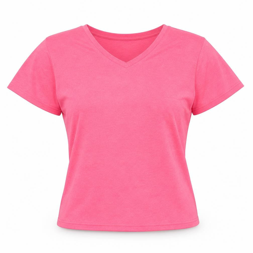 Front view of Primark women’s pink polyester top pyjama top, size S