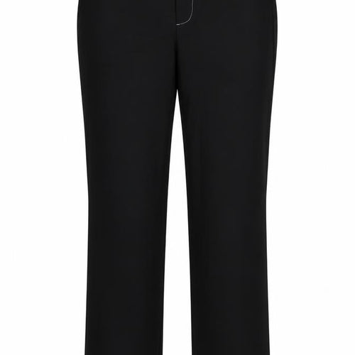 Mango Womens Black   Dress Pants Trousers Size 10 L28 in Regular Button