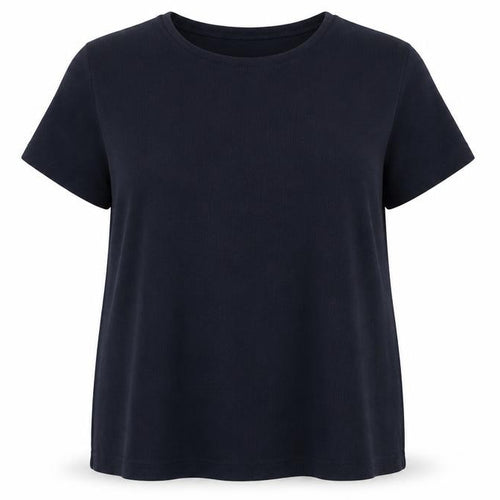 F&F Womens Blue  100% Cotton Skater Dress  Size 22  Round Neck Pullover