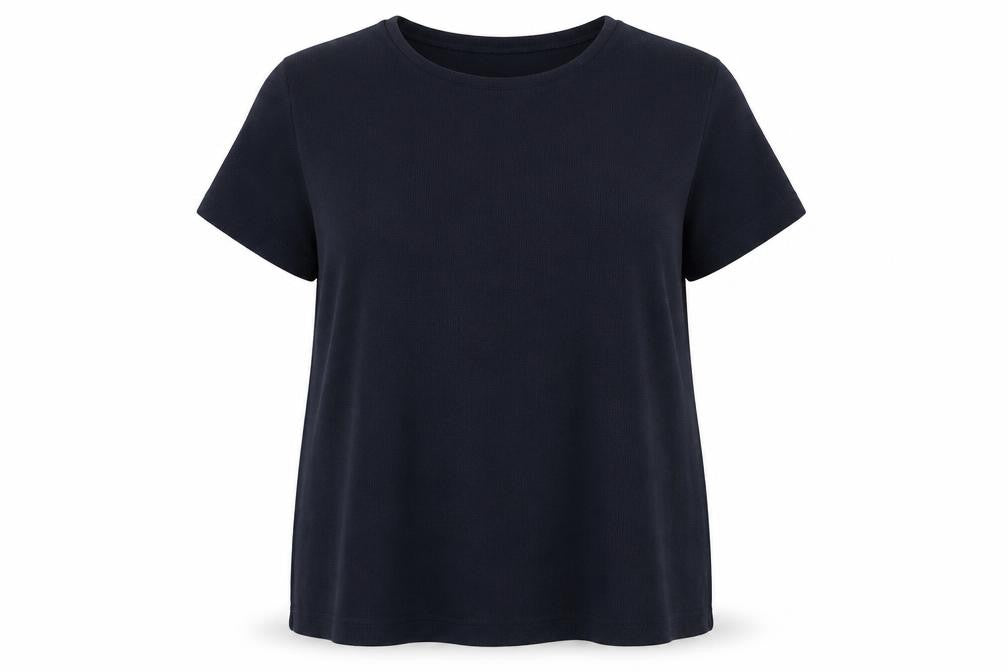 F&F Womens Blue  100% Cotton Skater Dress  Size 22  Round Neck Pullover