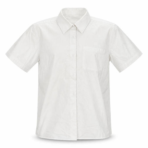 Dunnes Stores Girls White  Cotton Basic Button-Up Size 10-11 Years Collared Button - School Wear