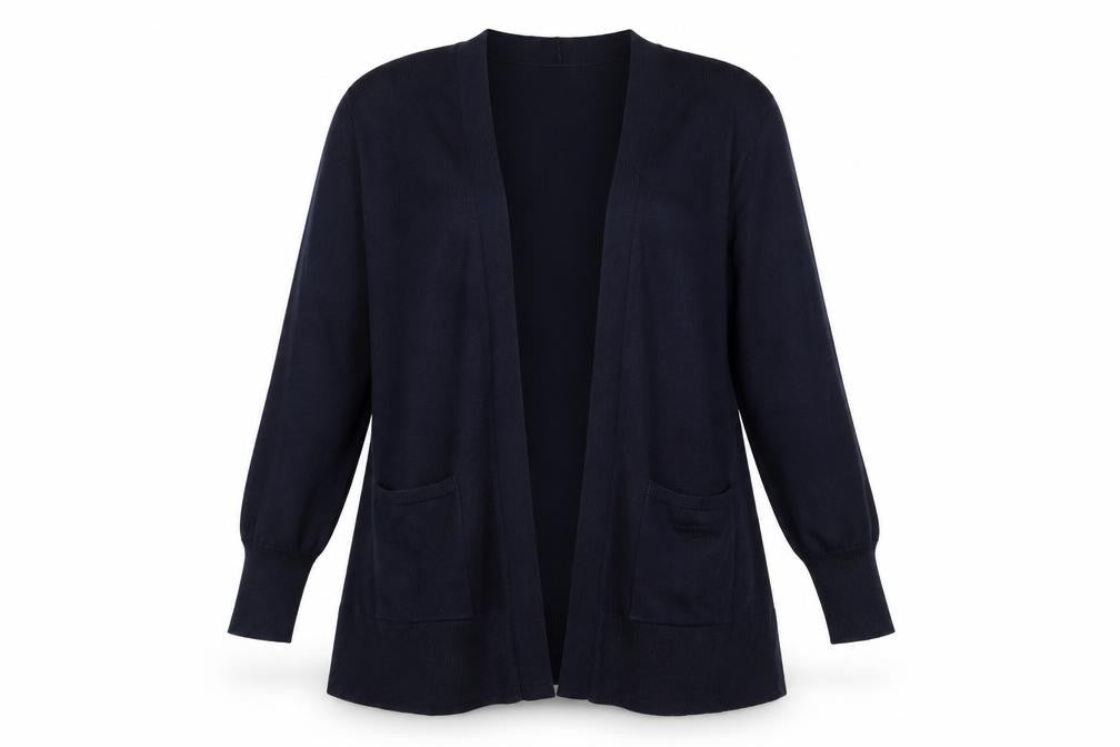Marks and Spencer Womens Blue V-Neck  Viscose Cardigan Jumper Size M
