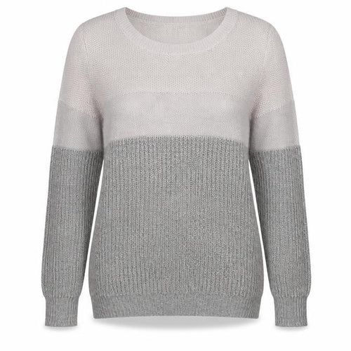 Body Flirt Womens Grey Round Neck  Acrylic Pullover Jumper Size S