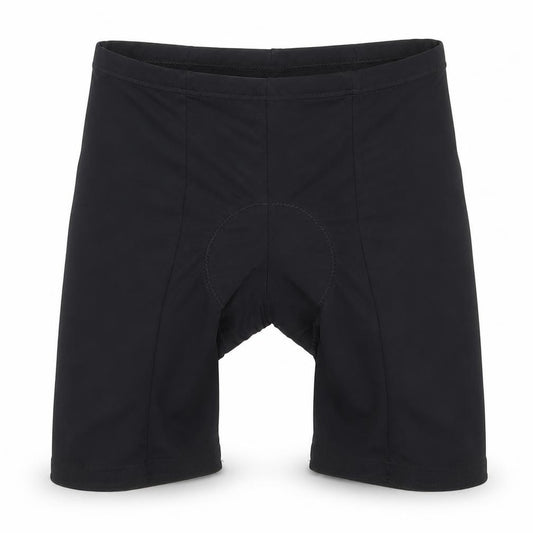 Preworn Mens Black  Nylon Biker Shorts Size M L6 in Regular