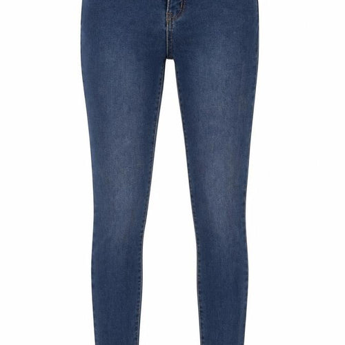 Primark Womens Blue  Cotton Skinny Jeans Size 6 L29 in Regular Button