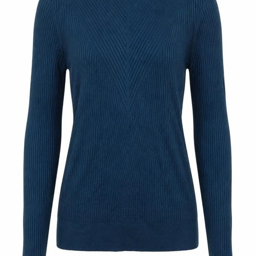 George Womens Blue Round Neck  Viscose Pullover Jumper Size 8