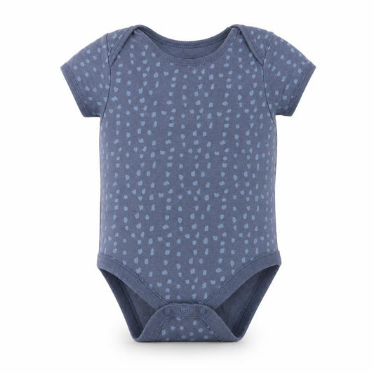 Primark Baby Blue Animal Print Cotton Romper One-Piece Size 12-18 Months  Snap