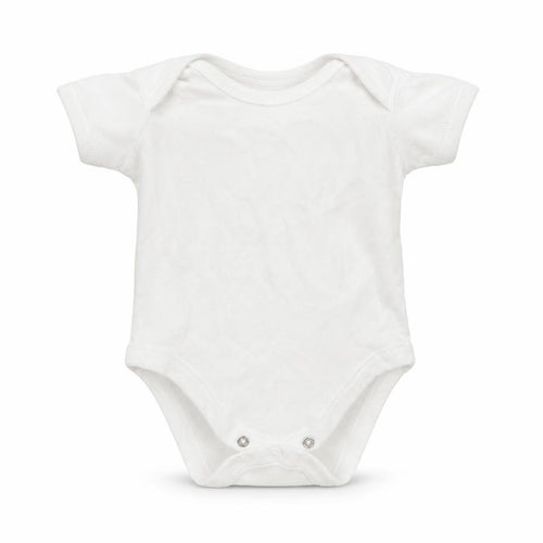Matalan Baby White  100% Cotton Babygrow One-Piece Size 0-3 Months  Button