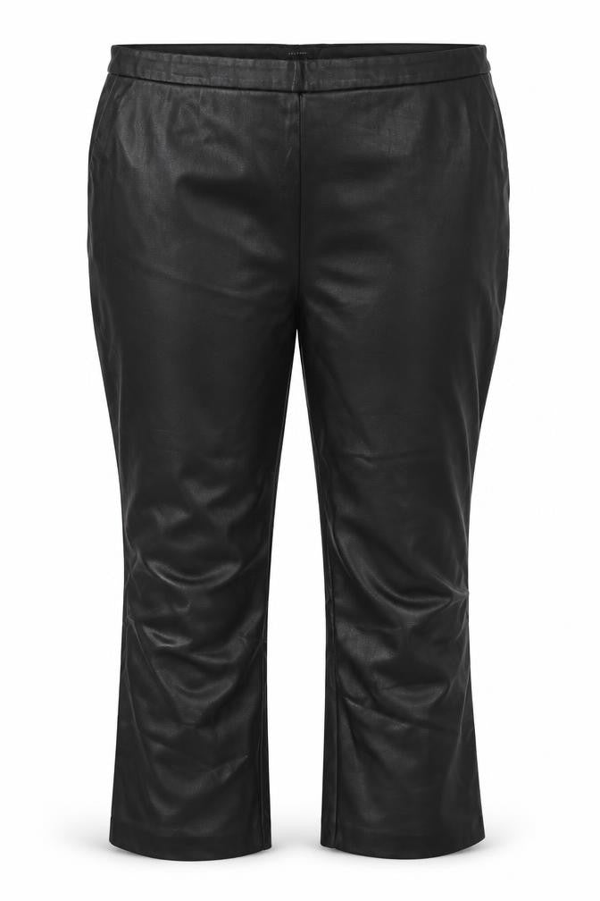 Halogen Womens Black  Polyethylene Trousers  Size 18 L24 in Slim Zip