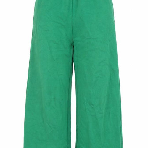 Ego Womens Green  Cotton Sweatpants Trousers Size 8 L26 in Regular