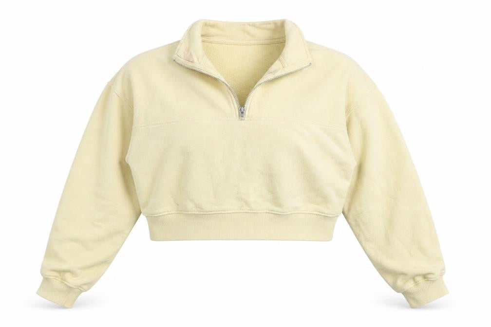 H&M Womens Beige  Polyester Pullover Sweatshirt Size M  Pullover