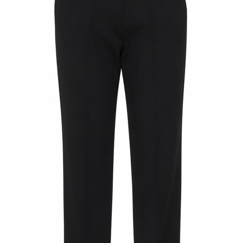 South Womens Black  Polyester Dress Pants Trousers Size 8 L31 in Regular Hook & Loop
